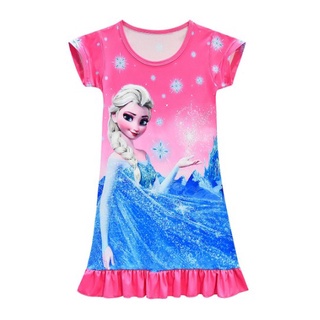 Đồ ngủ Hóa Trang Nhân Vật Hoạt Hình Frozen Dành Cho Bé Gái