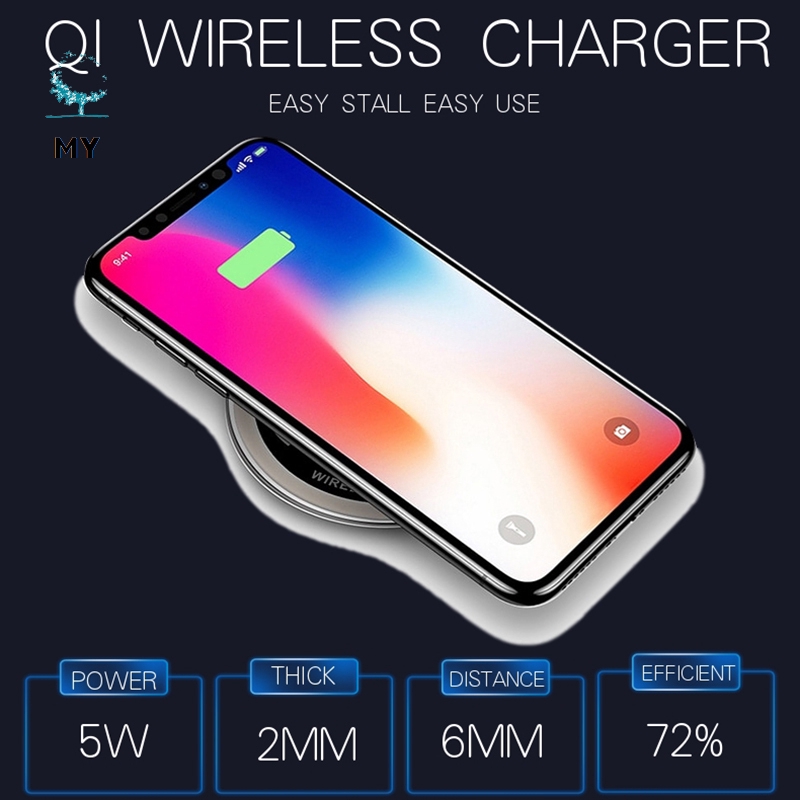 Đế Sạc Nhanh Không Dây 5 / 15w Cho Điện Thoại