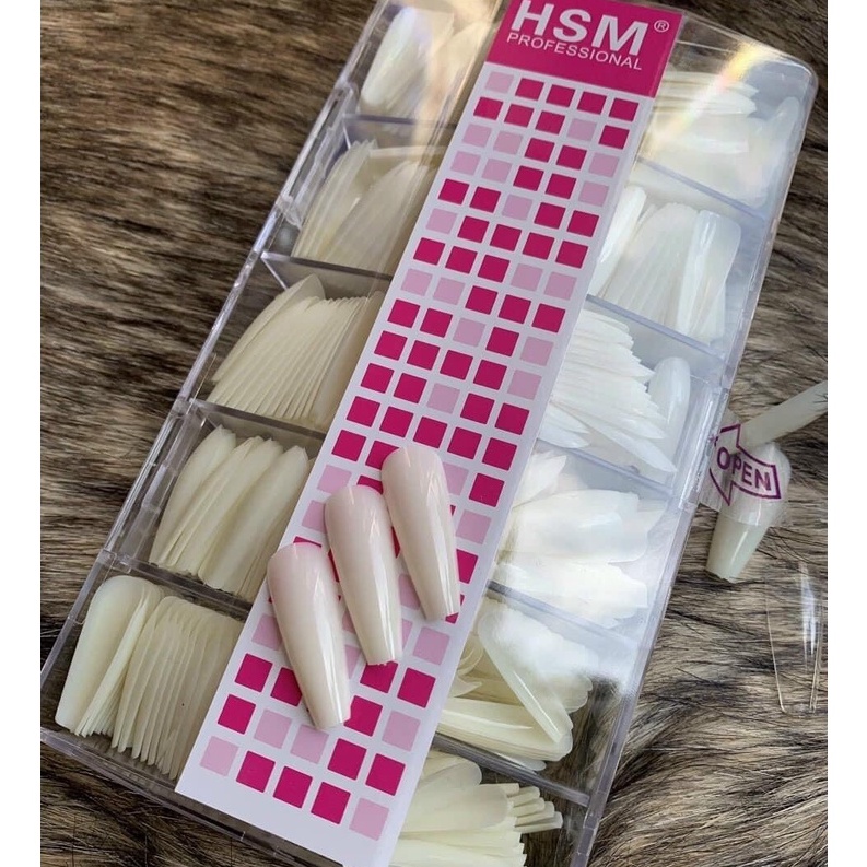 Móng úp HSM các fom thang, vuông, nhọn, bầu