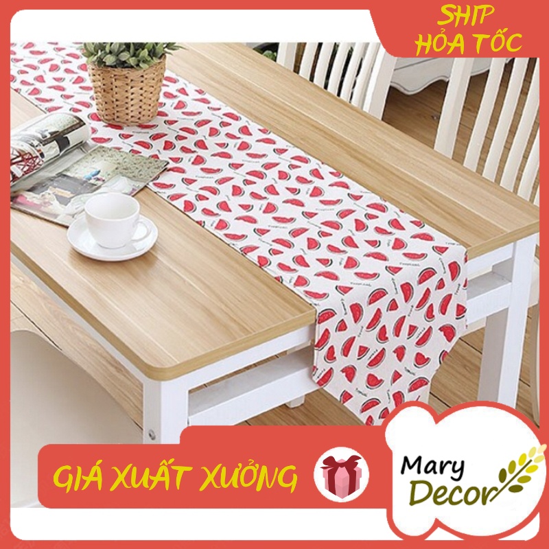 KHĂN RUNNER MARY DECOR - DƯA HẤU KR-F10