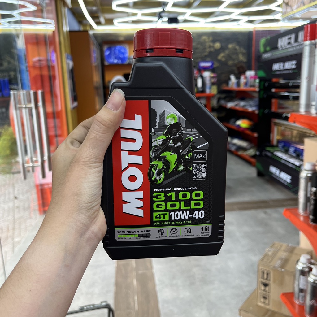 Dầu Nhớt Cho Xe Số Motul 3100 Gold 10W40 1L