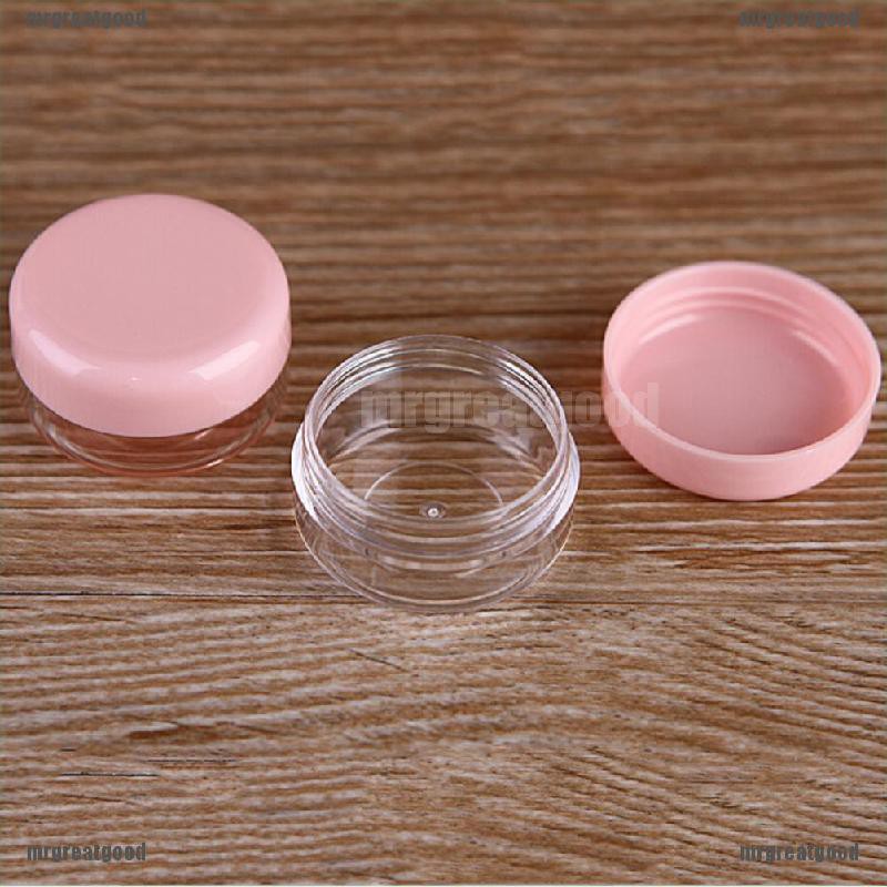 (hàng Mới Về) Set 7 Lọ Nhựa Rỗng Mini Trong Suốt Đựng Mỹ Phẩm Tiện Dụng Khi Đi Du Lịch | BigBuy360 - bigbuy360.vn