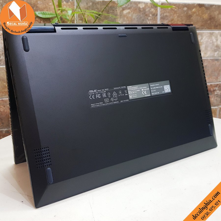 Decal nhôm dán laptop asus vivobook Flip 14 TM402, Asus vivobook Flip 14 TP410U