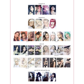   CARD UNOFF  Bộ ảnh in hình album The Album của nhóm nhạc BLACKPINK phiên bản phát hành tại Nhật 