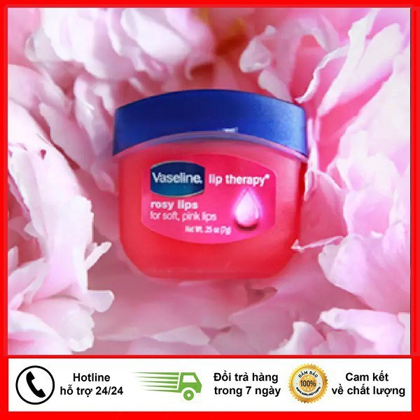 Vaseline Dưỡng Môi [Môi hồng hào-Cam kết hàng Auth] Sáp dưỡng môi Vaseline Lip Therapy 7g