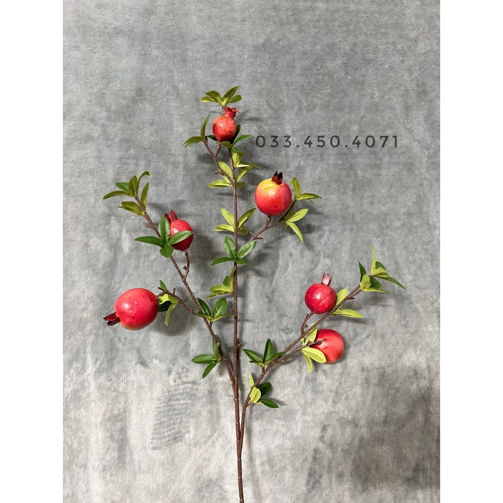 Cành lựu 6 quả cao 90cm