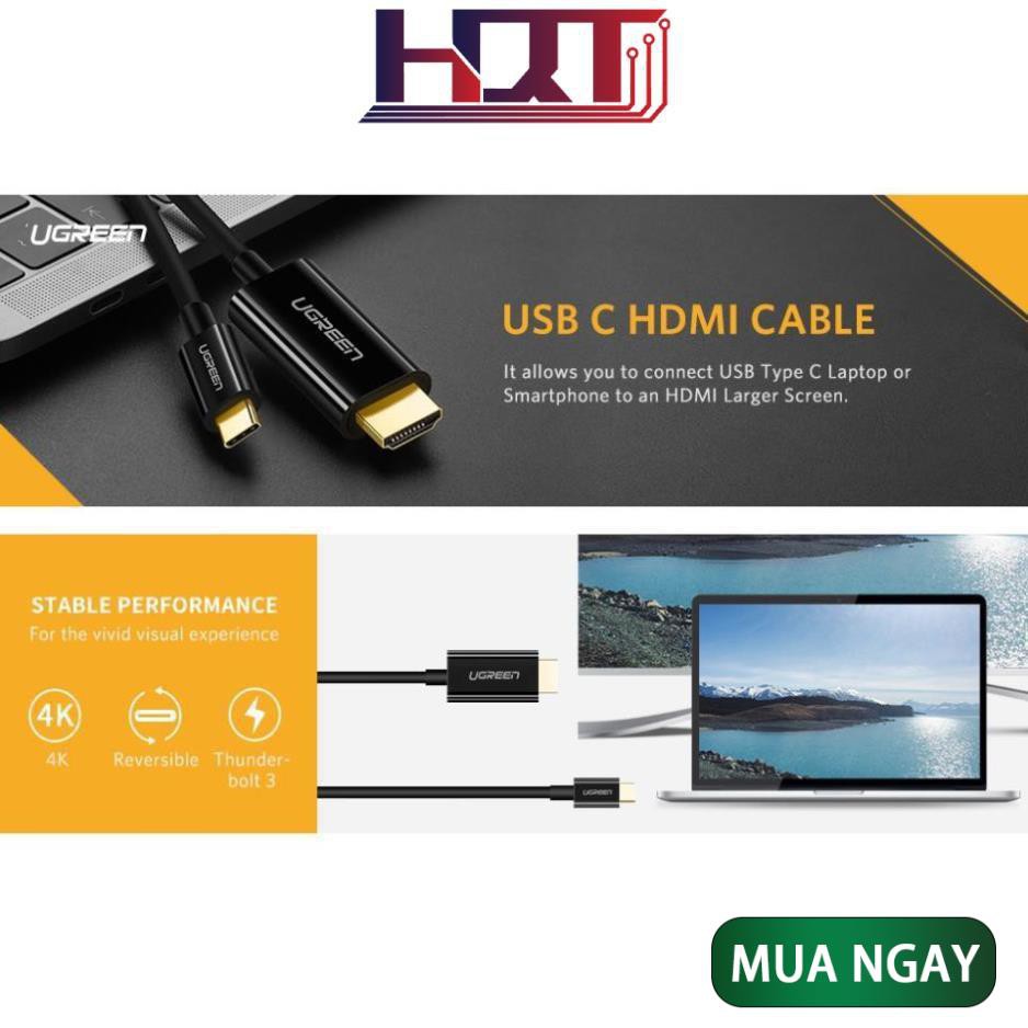 Cáp chuyển đổi USB-C sang HDMI UGREEN MM121 - Hàng chính hãng