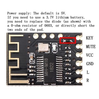 Module giải mã âm thanh Bluetooth 4.2 MH-M18