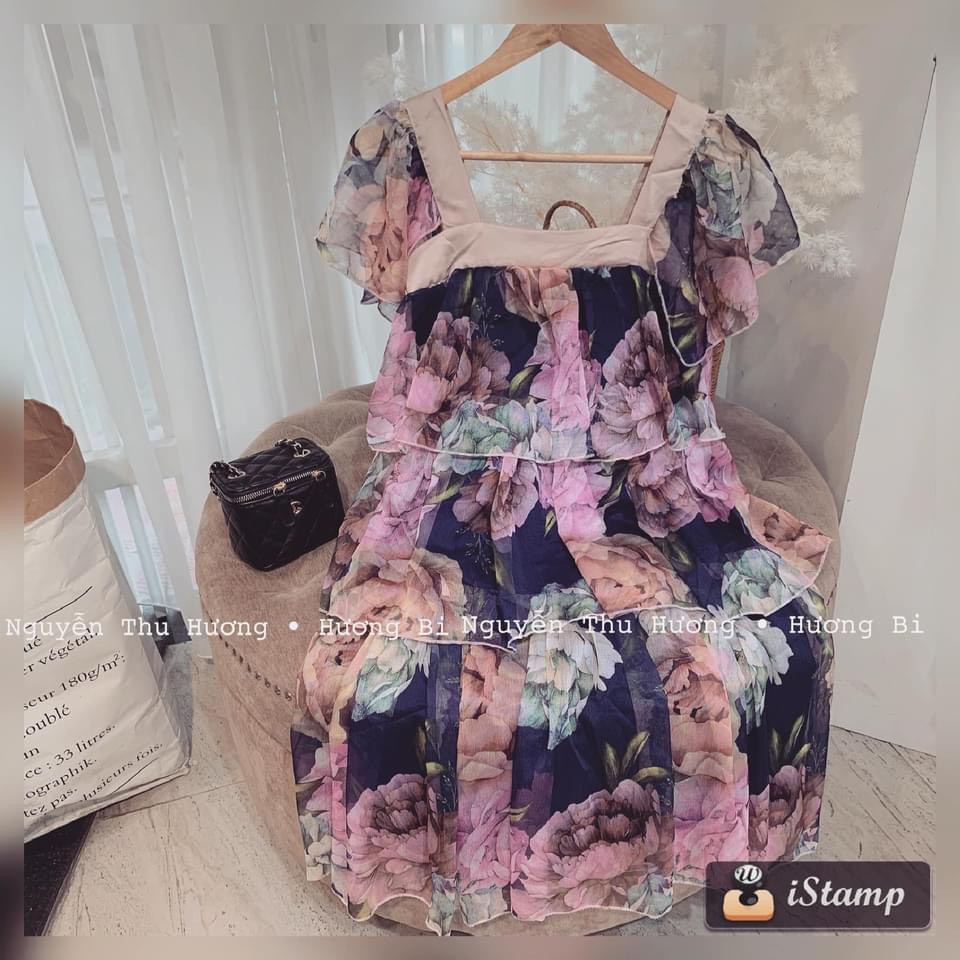 VÁY MAXXI HOA TẦNG 2 LỚP CHO NỮ | BigBuy360 - bigbuy360.vn