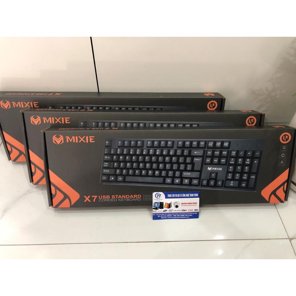 Bàn phím MIXIE - X7, X7s: đẹp, bấm êm, không tiếng kêu  - Bảo hành hãng 12 tháng