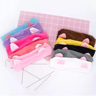 Băng Đô Tai Mèo Siêu Xinh - Bờm Tóc - Băng Đô Rửa Mặt (Nhiều Màu)