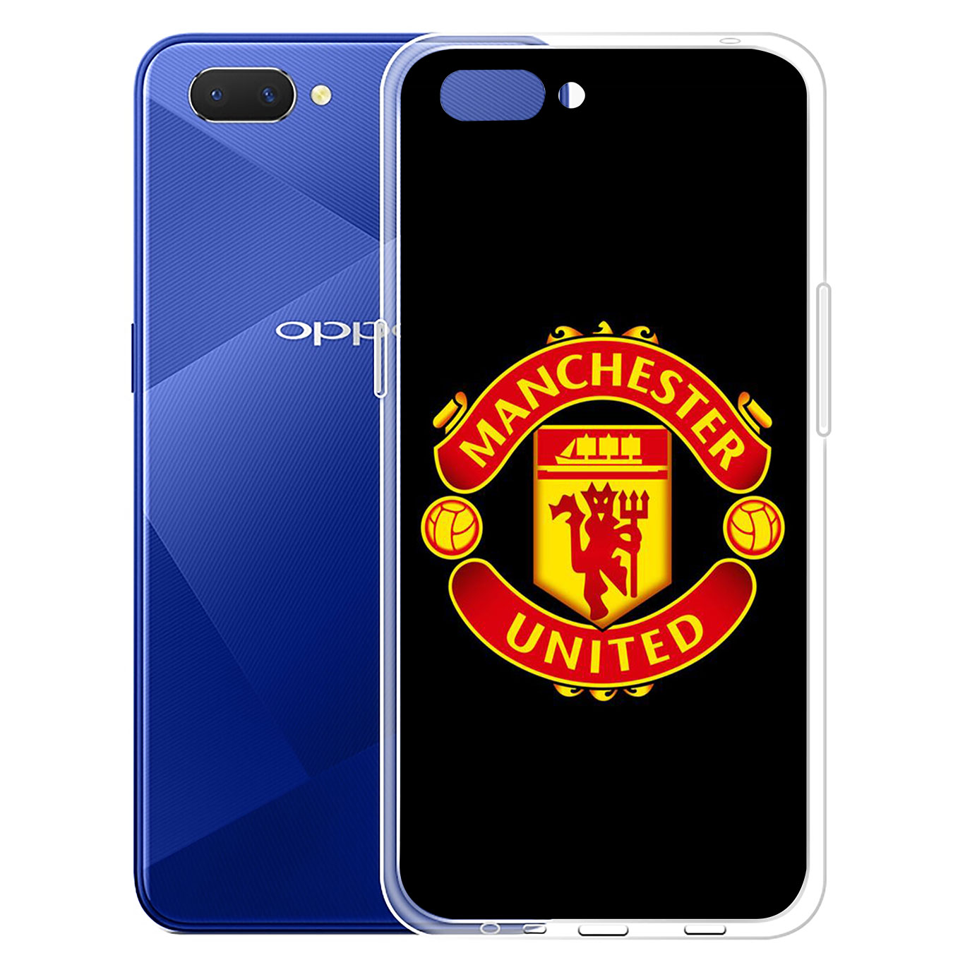 Ốp điện thoại silicon hình Manchester United cho iPhone XR X XS Max 7 8 6 6s Plus + 6Plus 7Plus 8Plus