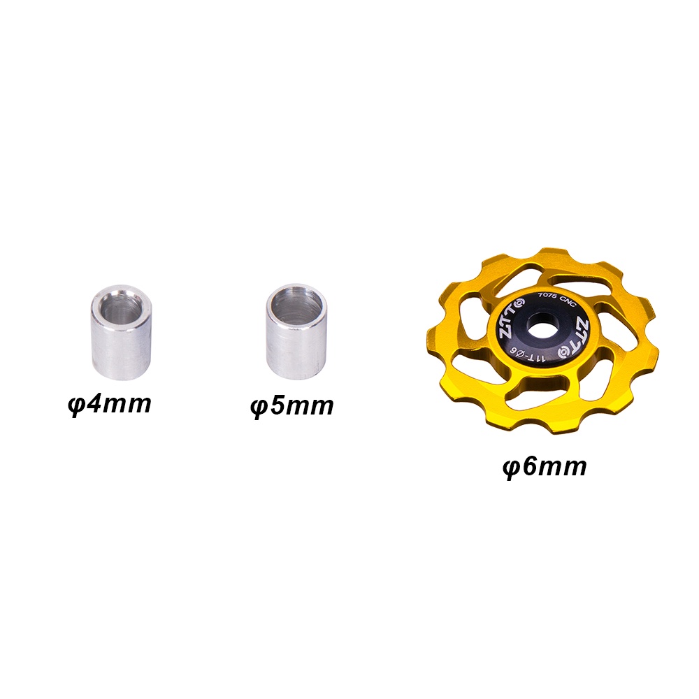 Vòng bi ròng rọc gốm Ztto gắn bộ đề phía sau xe đạp leo núi MTB 11T AL7075 CNC 4mm 5m