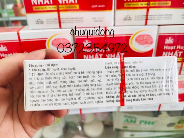 Hoạt Huyết Nhất Nhất hộp 30viên | BigBuy360 - bigbuy360.vn