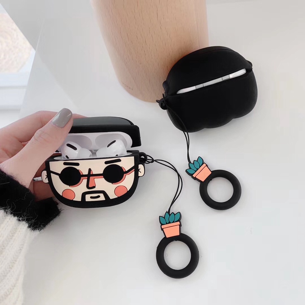 Vỏ bảo vệ hộp sạc tai nghe bằng silicon thích hợp cho Airpods 1 / 2