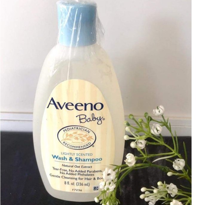 Sữa Tắm gội Aveeno Baby Lightly Scent 236ml cho bé
