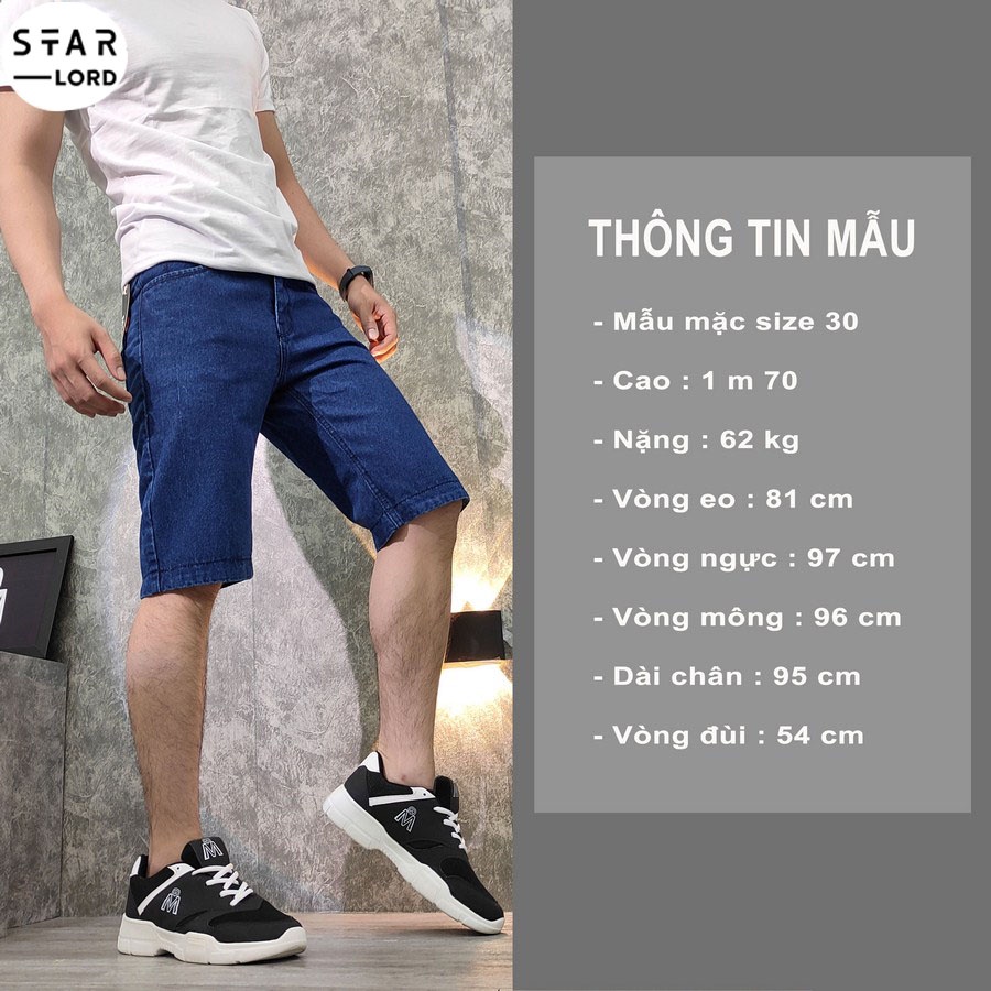 Quần short nam vải jean dày đẹp chuẩn form dáng SL111 StarLord