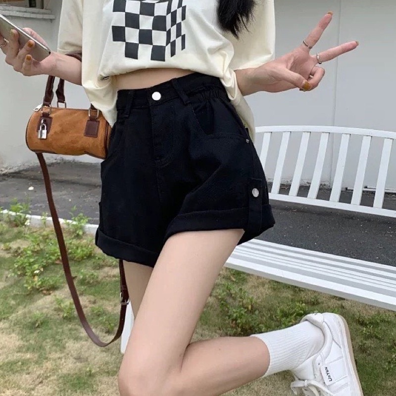 QUẦN SHORT KAKI LƯNG CAO ỐNG RỘNG BIGSIZE 60-90KG