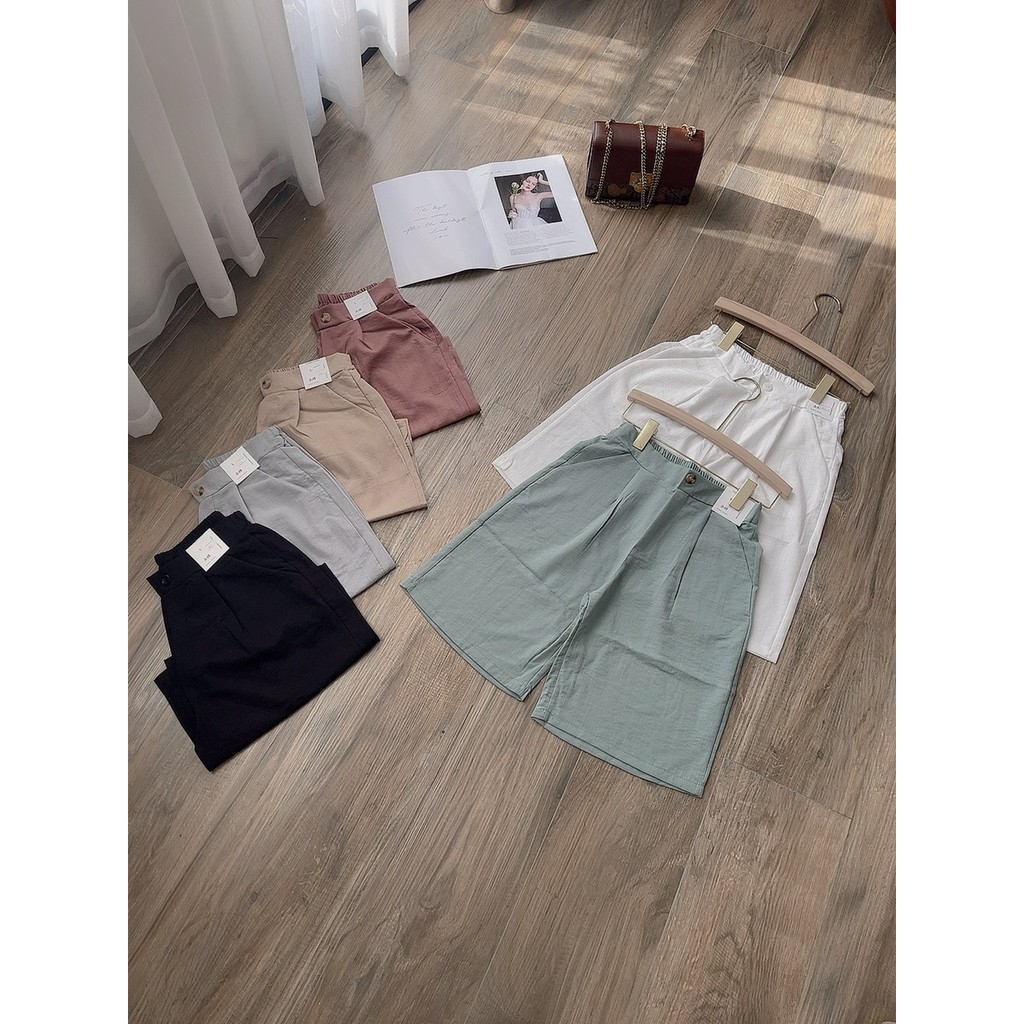 Quần Short Vải Đũi
