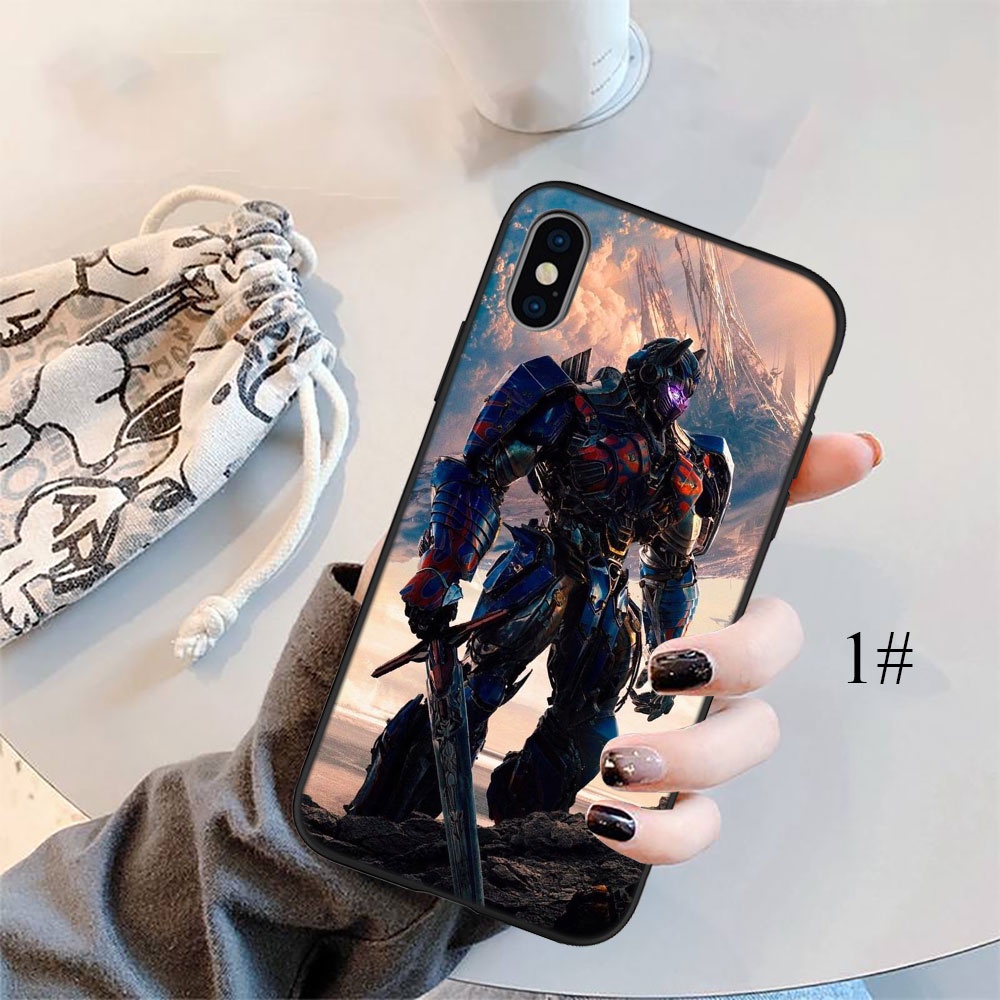 Ốp Điện Thoại Silicon Mềm Hình Optimus Prime Transformers Wzi94 Cho Iphone 5 5s 6 6s 7 8 11 Pro Max Plus Se Xr