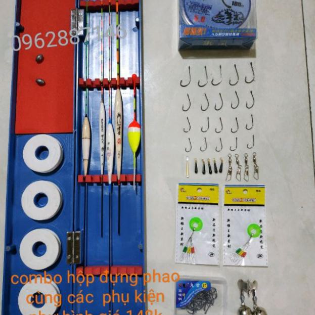 [RẺ VÔ ĐỊCH]Combo hộp đựng phao đài cùng phụ kiện 14 món [Đồ Câu Duli] [Đồ Câu Duli] .