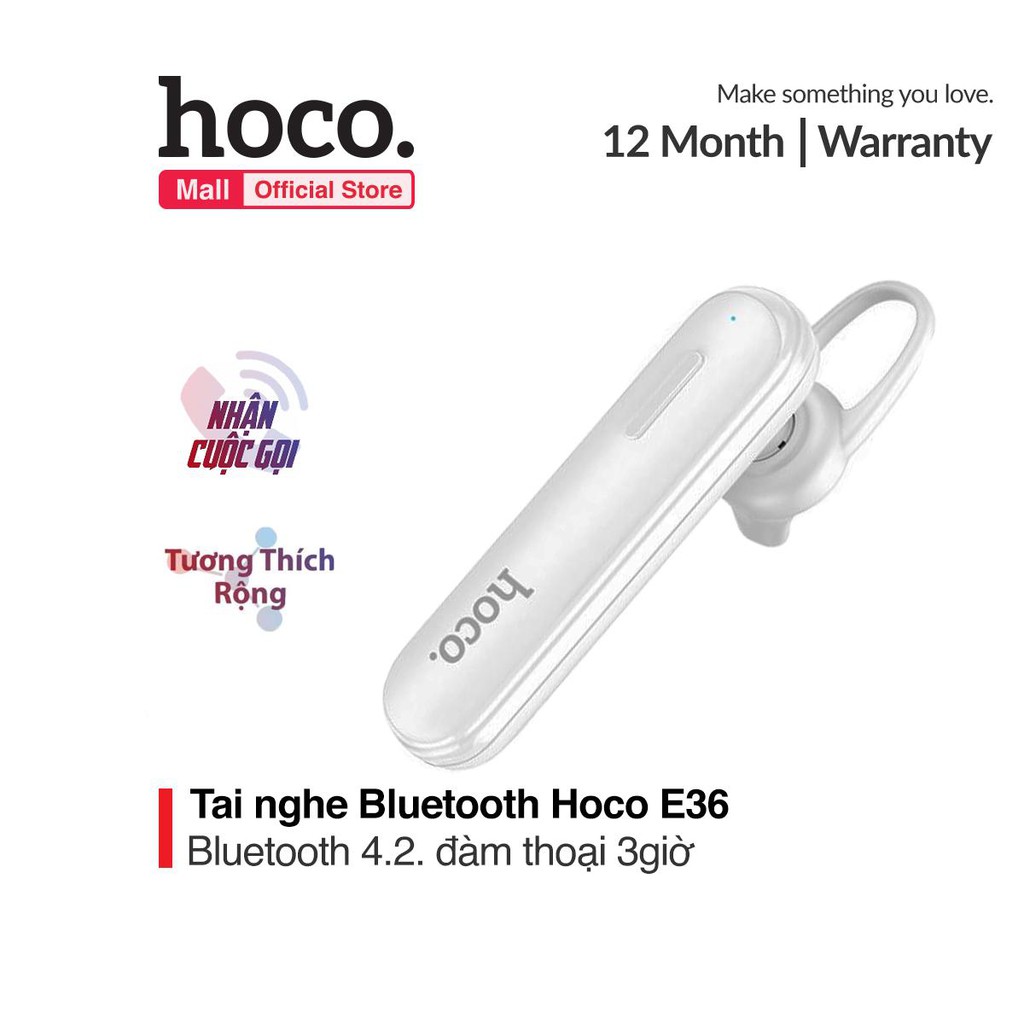 Tai Nghe Bluetooth HoCo E36 - V4.1 Pin 70mAh