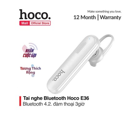 [Mã ELHACE giảm 4% đơn 300K] Tai Nghe Bluetooth HoCo E36 - V4.1 Pin 70mAh (ĐEN)