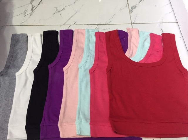 Combo 3 áo ba lỗ croptop