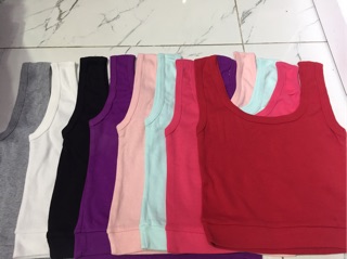 Combo 3 áo ba lỗ croptop