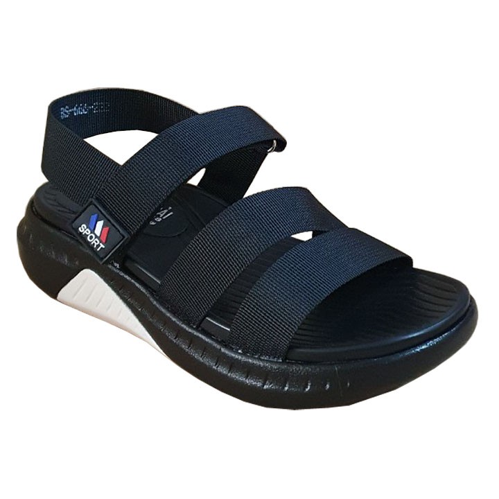 Giày Sandal Nữ,Nam  Đế Bằng Cao 4.5cm Đen Trường Hải