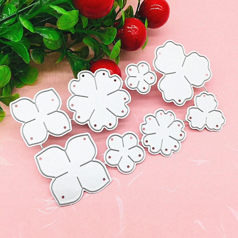 Khuôn Cắt Giấy Kim Loại Hình Hoa Xinh Xắn