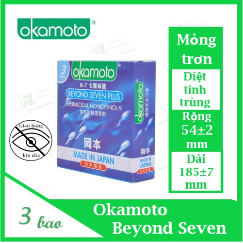 Bao Cao Su Okamoto 7 Tầng Bảo Vệ (Beyond Seven 54mm)