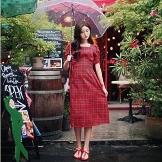 📌 đầm đỏ 📌