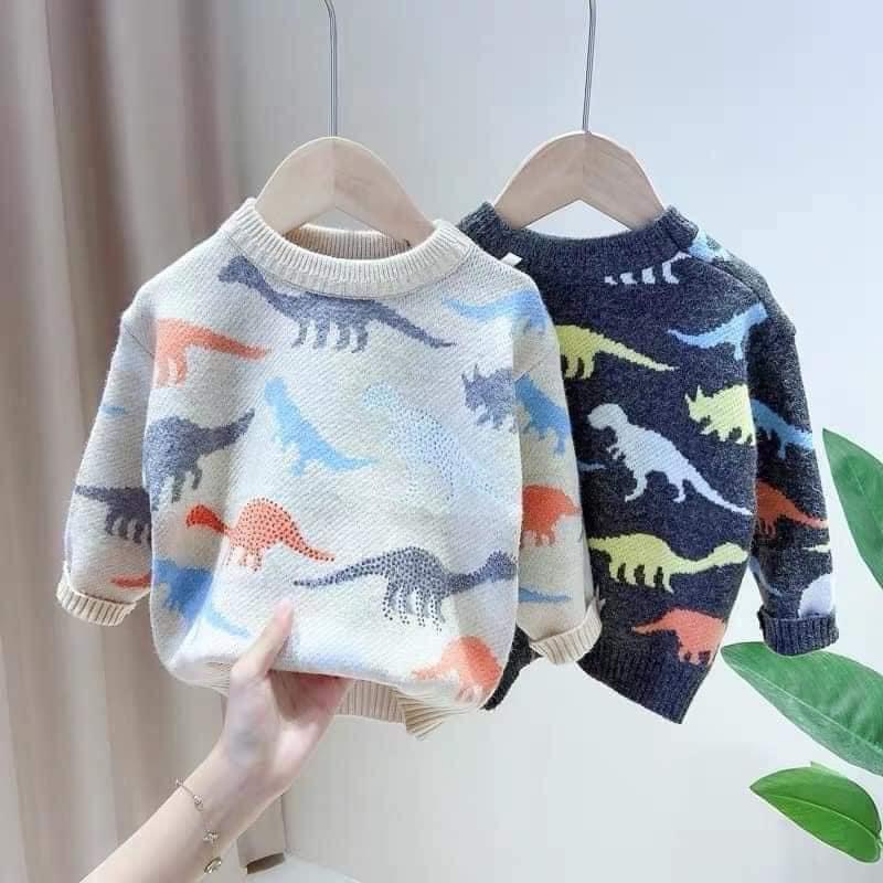 Áo Len Trẻ Em, Lông Thỏ - Họa Tiết - Khoác Cardigan Quảng Châu Giá Rẽ 49k - Nguồn Sỉ Len Trẻ Em
