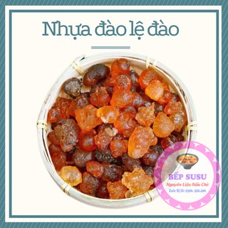 Nhựa đào Vân Nam Lệ đào loại đẹp, hạt tròn  nguyên liệu nấu chè dưỡng nhan 100Gram 500Gram