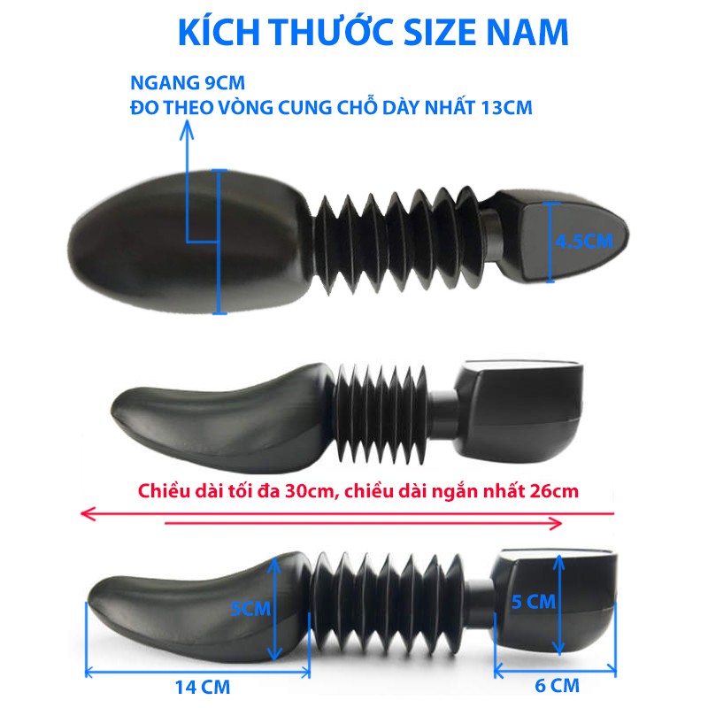 Cây giữ dáng form giày nhựa, chống gãy da và chống xẹp móp méo giúp giày như mới - buyone - BOPK45