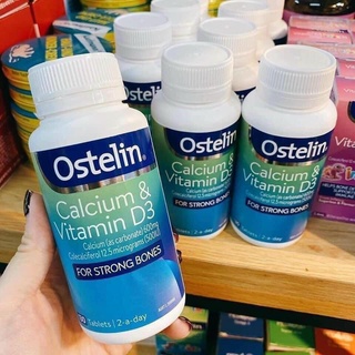 Canxi bầu Úc Ostelin Calcium & Vitamin D3 130 viên