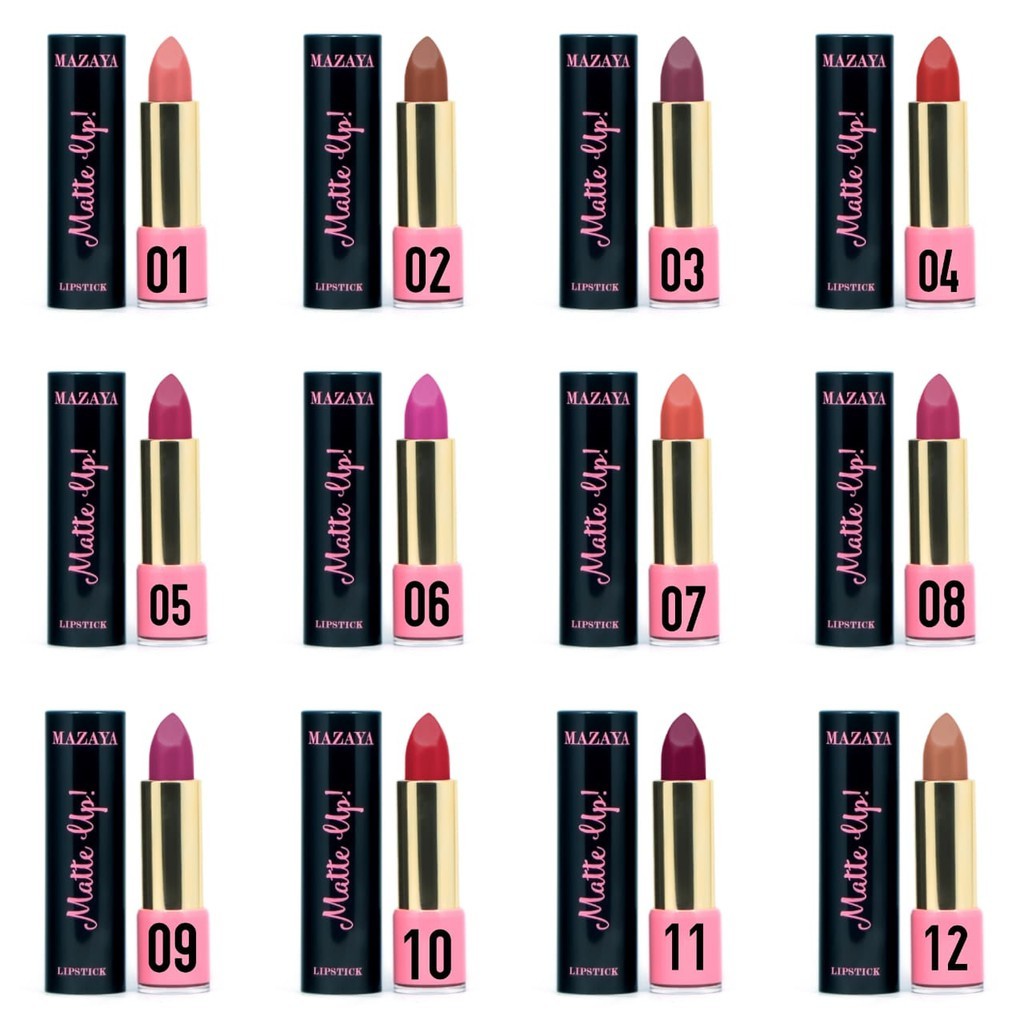 (hàng Mới Về) Son Lì Mazaya 4g Nhiều Màu Sắc Lựa Chọn | BigBuy360 - bigbuy360.vn