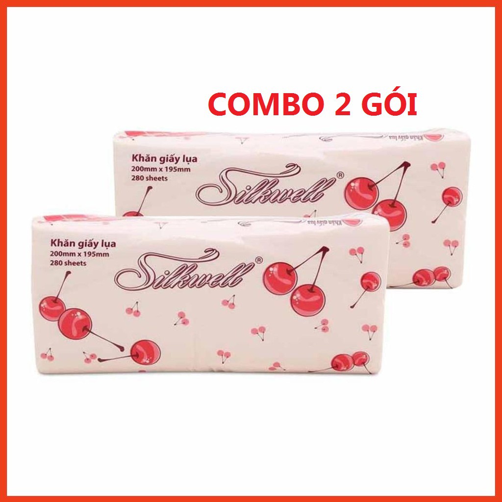 KHĂN GIẤY RÚT SILKWELL 280 TỜ