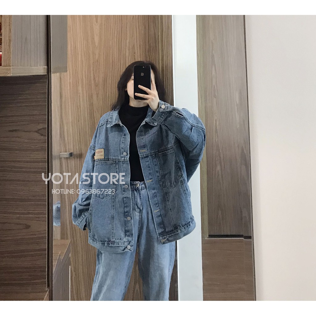 Áo khoác jeans trơn - CV14 | BigBuy360 - bigbuy360.vn