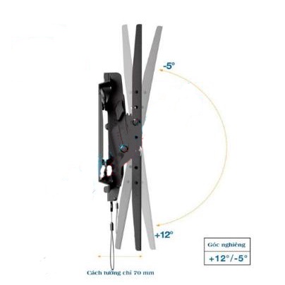 Giá Treo Tivi Gật Gù NB  DF70-T 50 – 85 Inch - Điều Chỉnh Góc Nghiêng Tivi 12 Độ