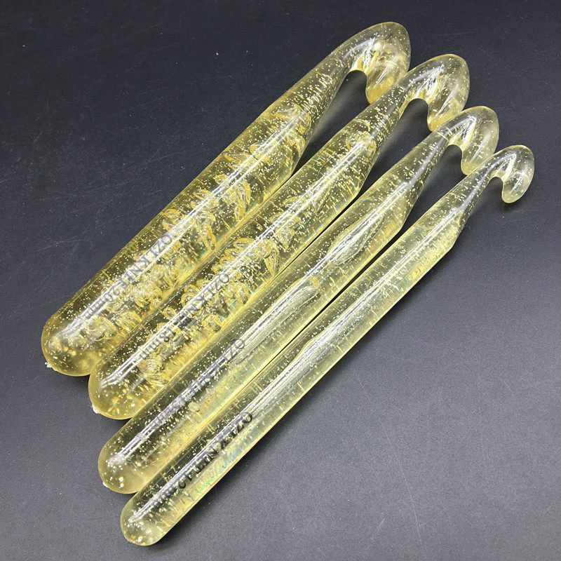 Set 4 kim đan len bằng nhựa thân thiện với môi trường đầy màu sắc