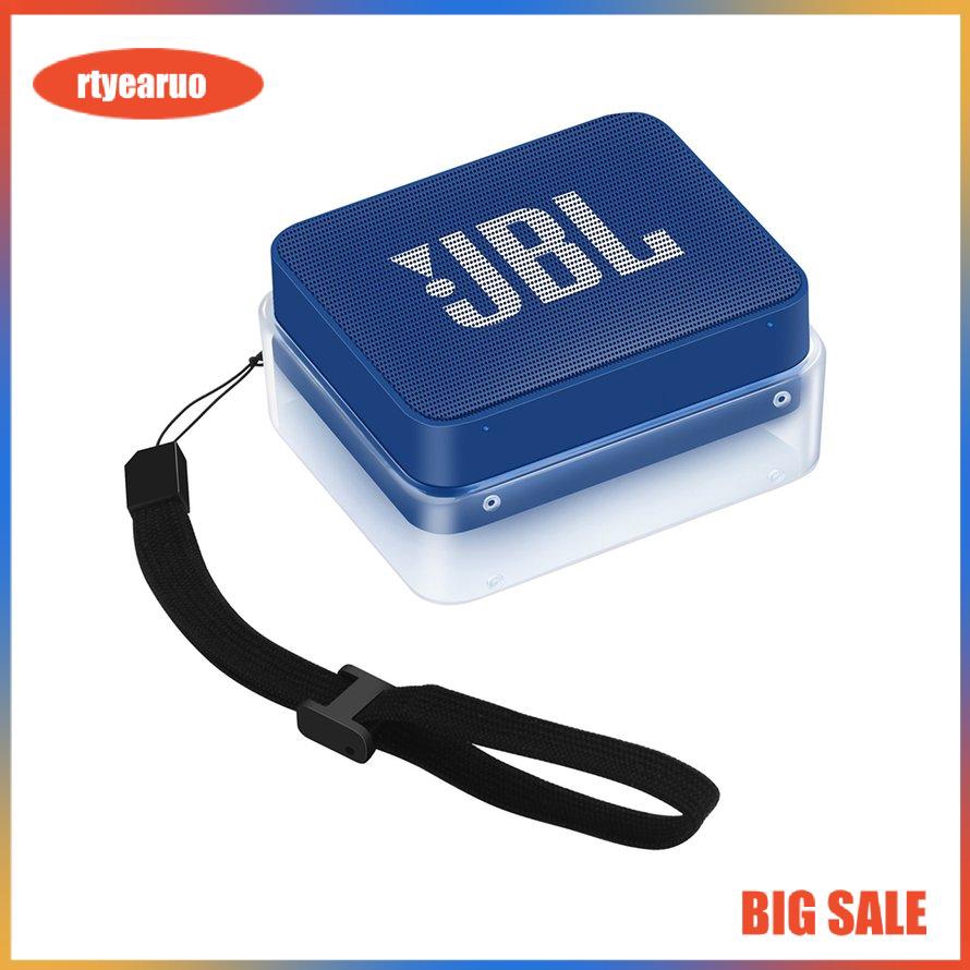 Vỏ TPU bảo vệ loa JBL GO 2 an toàn tiện dụng khi đi du lịch kèm dây đeo tay