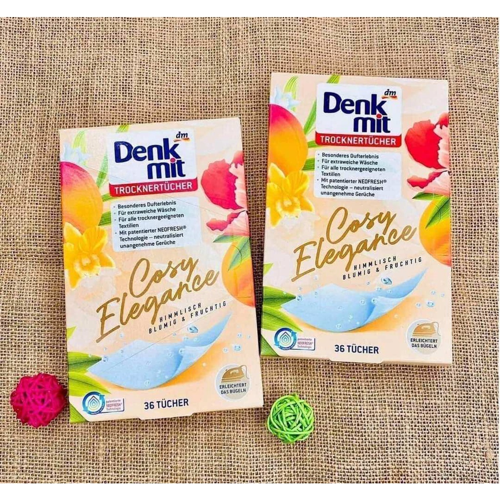 Giấy thơm Denkmit Trocknertücher