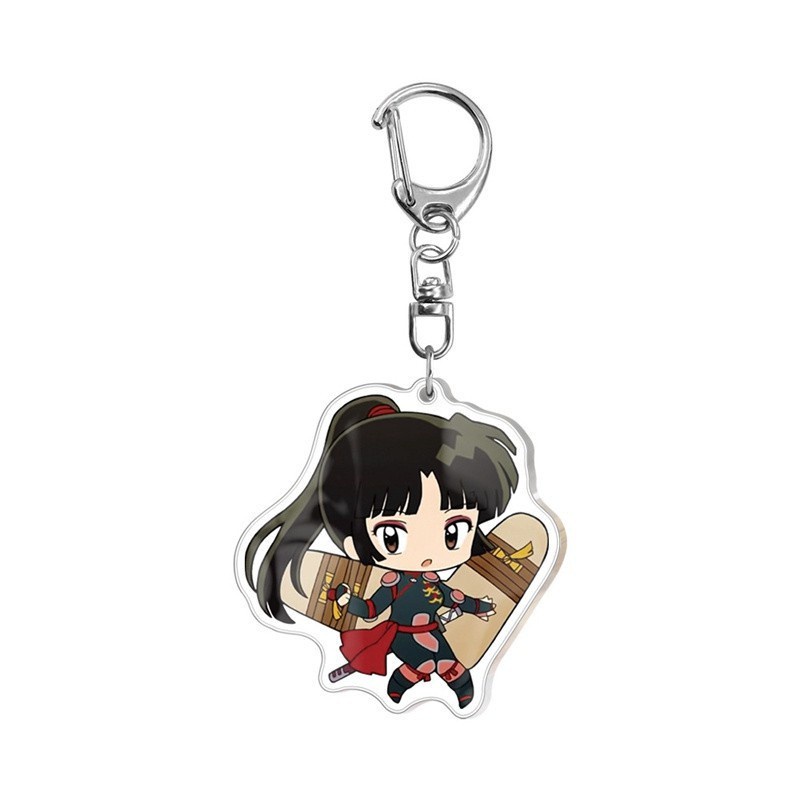 Móc khóa acrylic tùy chỉnh hình nhân vật anime Inuyasha Maru Bellflower Higurashi Kagome Peripheral
