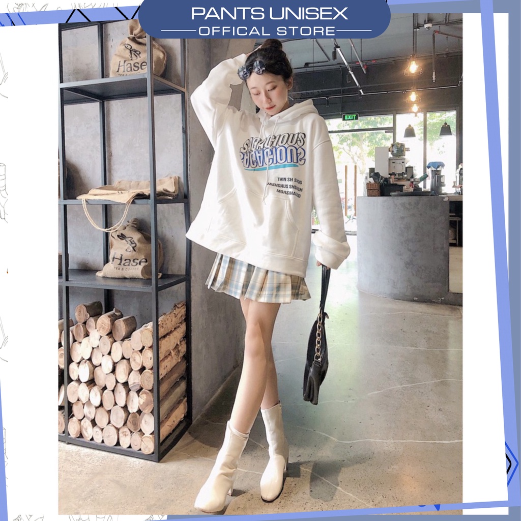 ⚡ Áo Hoddie nỉ bông in chữ SAGA form rộng Unisex 1hit Pantsunisex