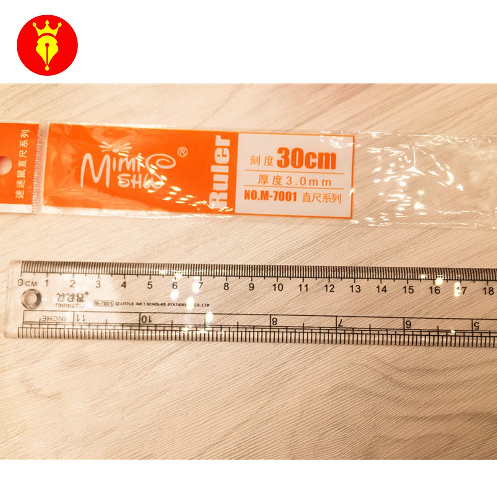 THƯỚC KẺ MIMISHU 30CM – DỤNG CỤ HỌC TẬP CHO BÉ