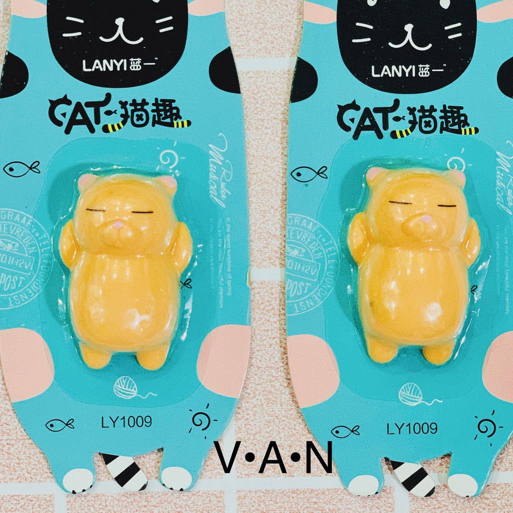 GÔM TẨY HOẠT HÌNH CHÚ MÈO DỄ THƯƠNG