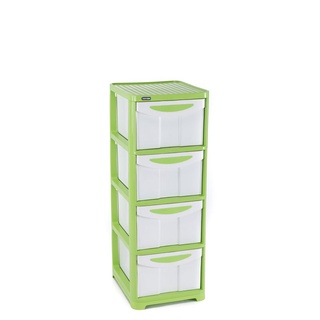 - Tủ nhựa duy tân lớn 4 ngăn xanh lá, xanh dương, hồng - Hàng chính hãng