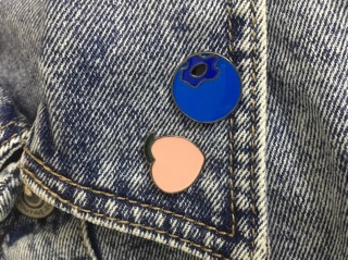 Pin cài áo trái cây